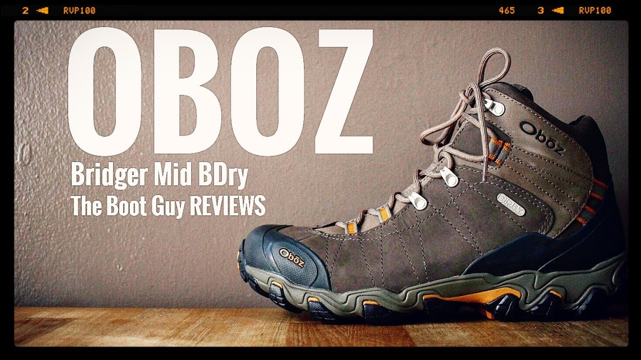 Oboz Bridger Mid B-Dry — thumbnail of a cited video review