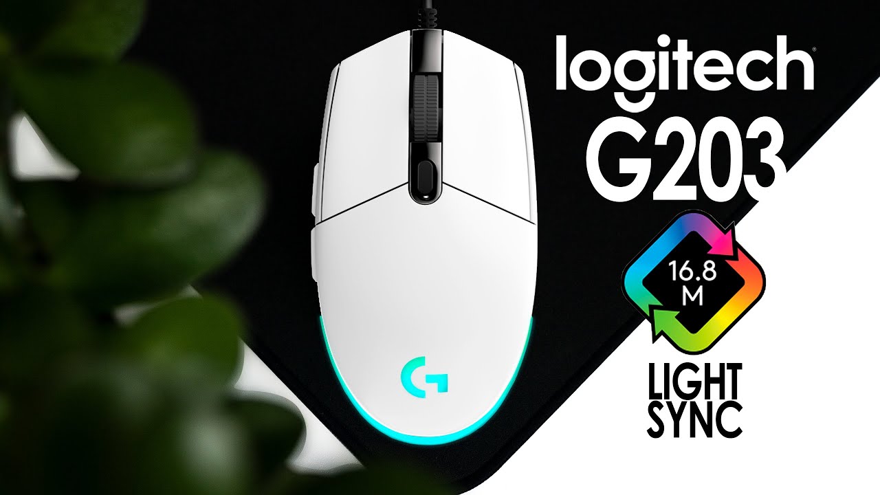 Logitech G203 Lightsync — thumbnail of a cited video review