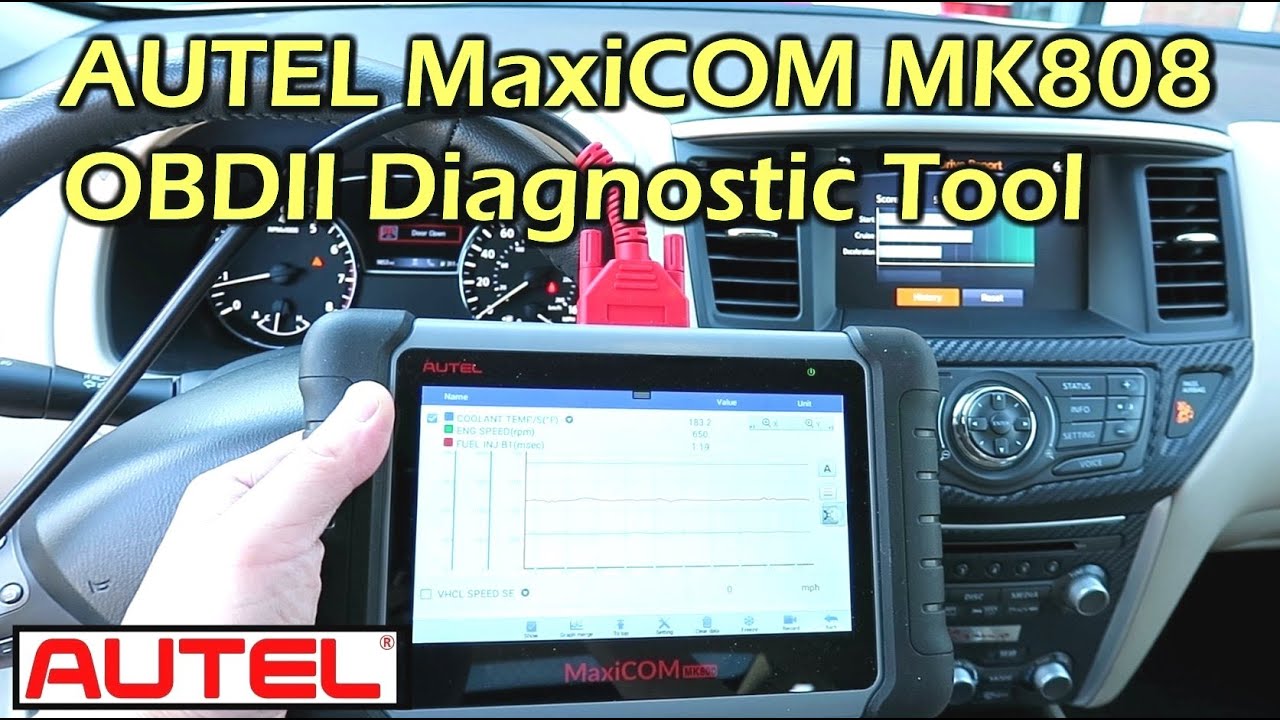 Autel MaxiCOM MK808 — thumbnail of a cited video review
