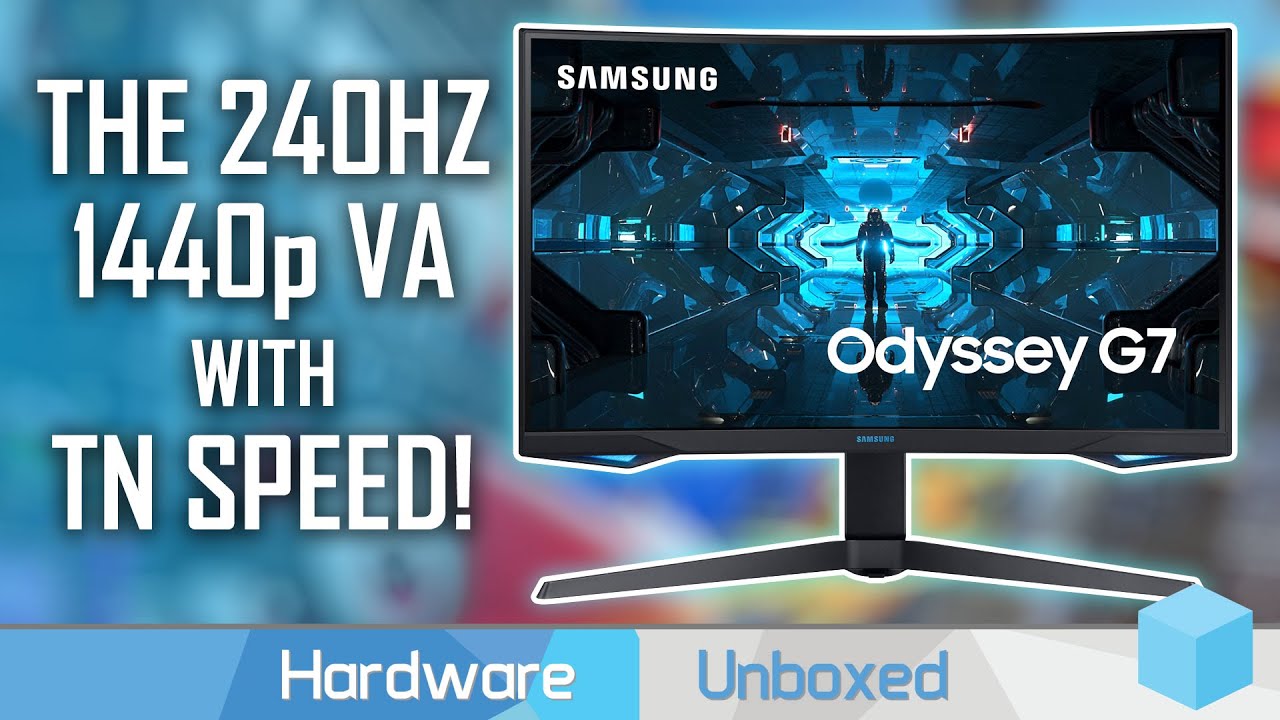Samsung Odyssey G7 — thumbnail of a cited video review