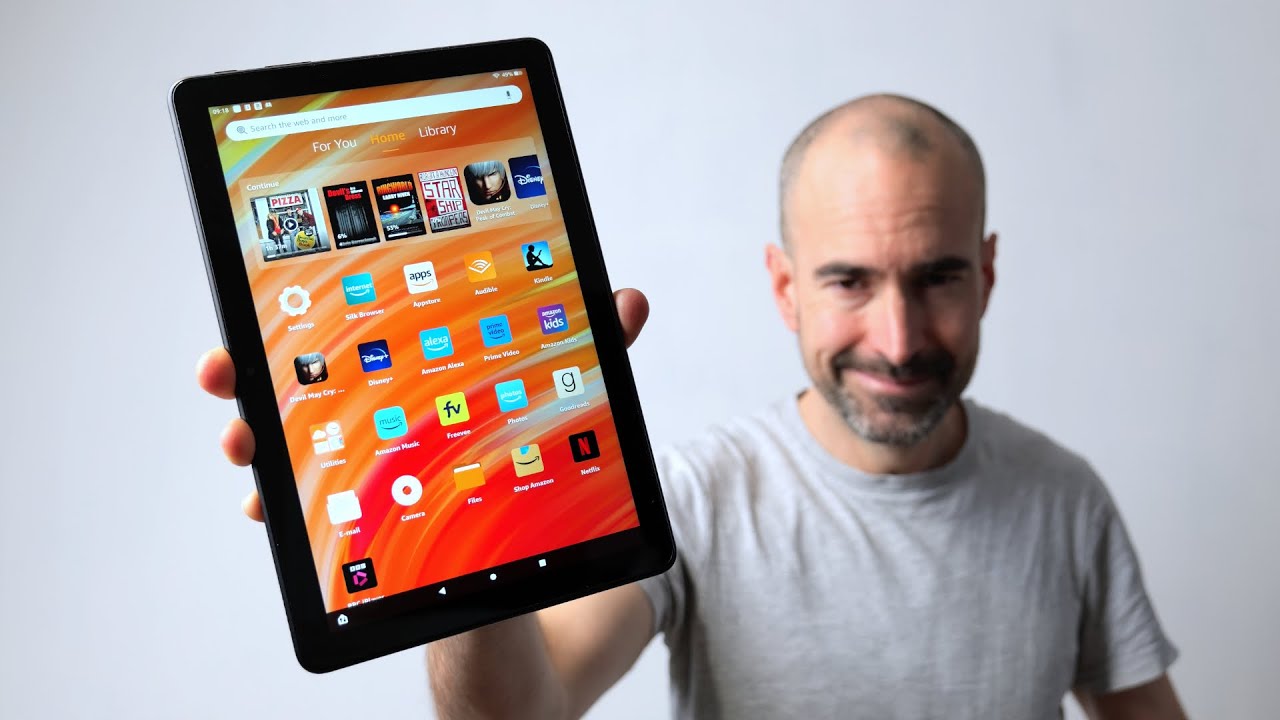 Amazon Fire HD 10 — thumbnail of a cited video review